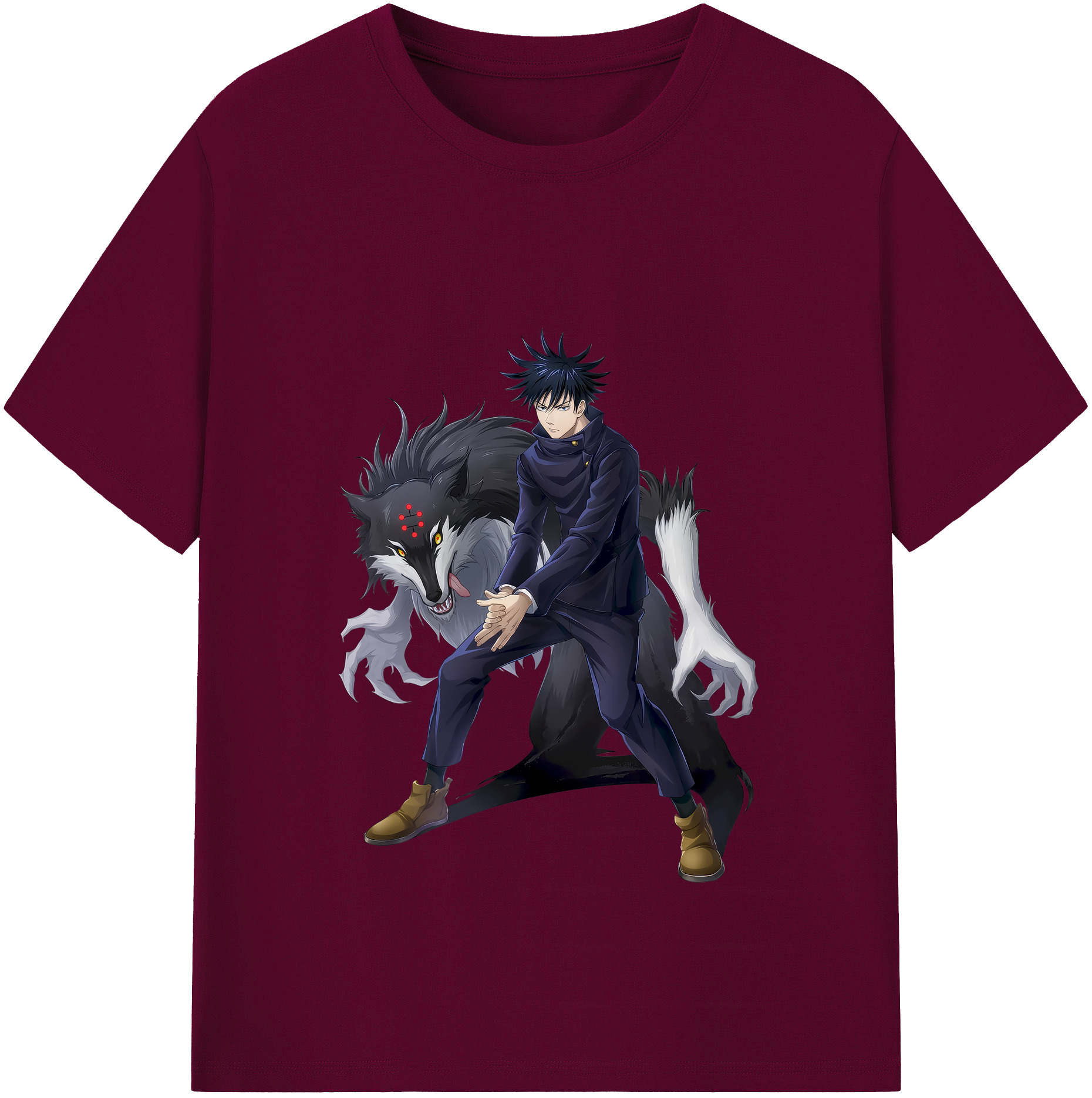 （画像用） 呪術廻戦 Jujutsu Kaisen レディースカジュアルプリントTシャツ（綿100％）